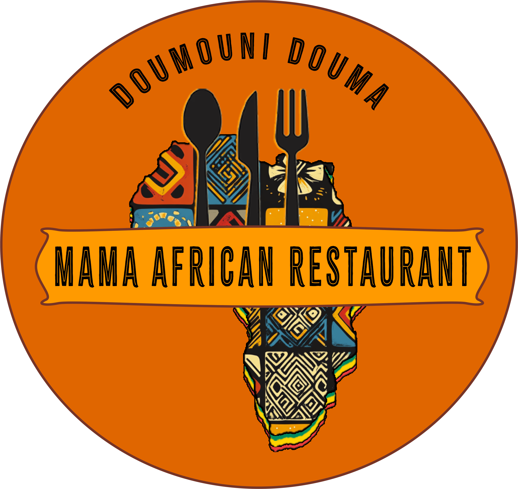 Mama African Restaurant logo.